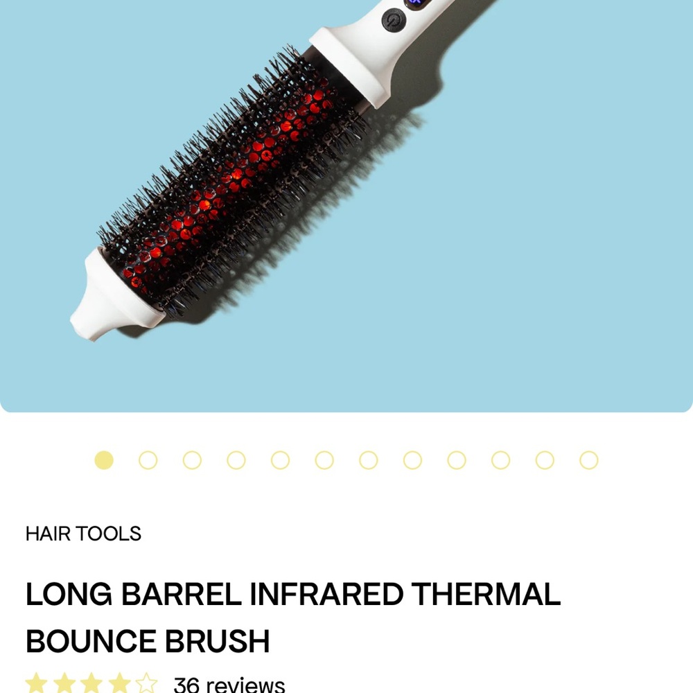 Long Barrel Infrared Thermal Bounce Brush - Brand New!
